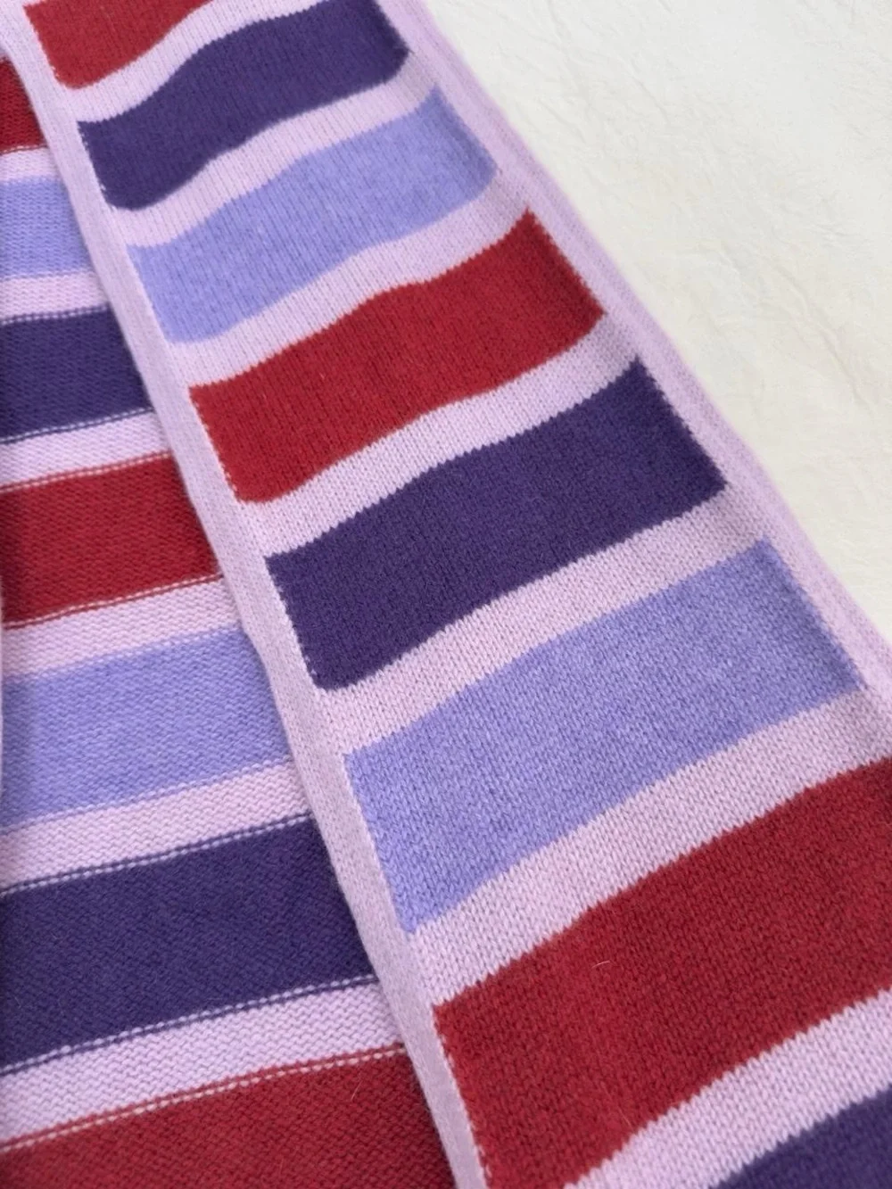 Y2k Gap Striped Wool Scarf